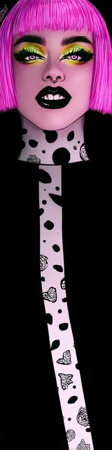 Free vampire bookmark featuring a vampire with a long scarf